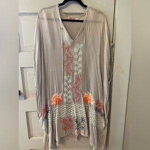 Johnny Was Silver Tunic Dress